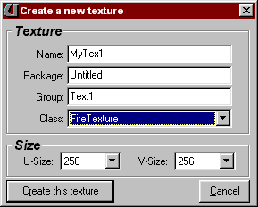 new texture dialog